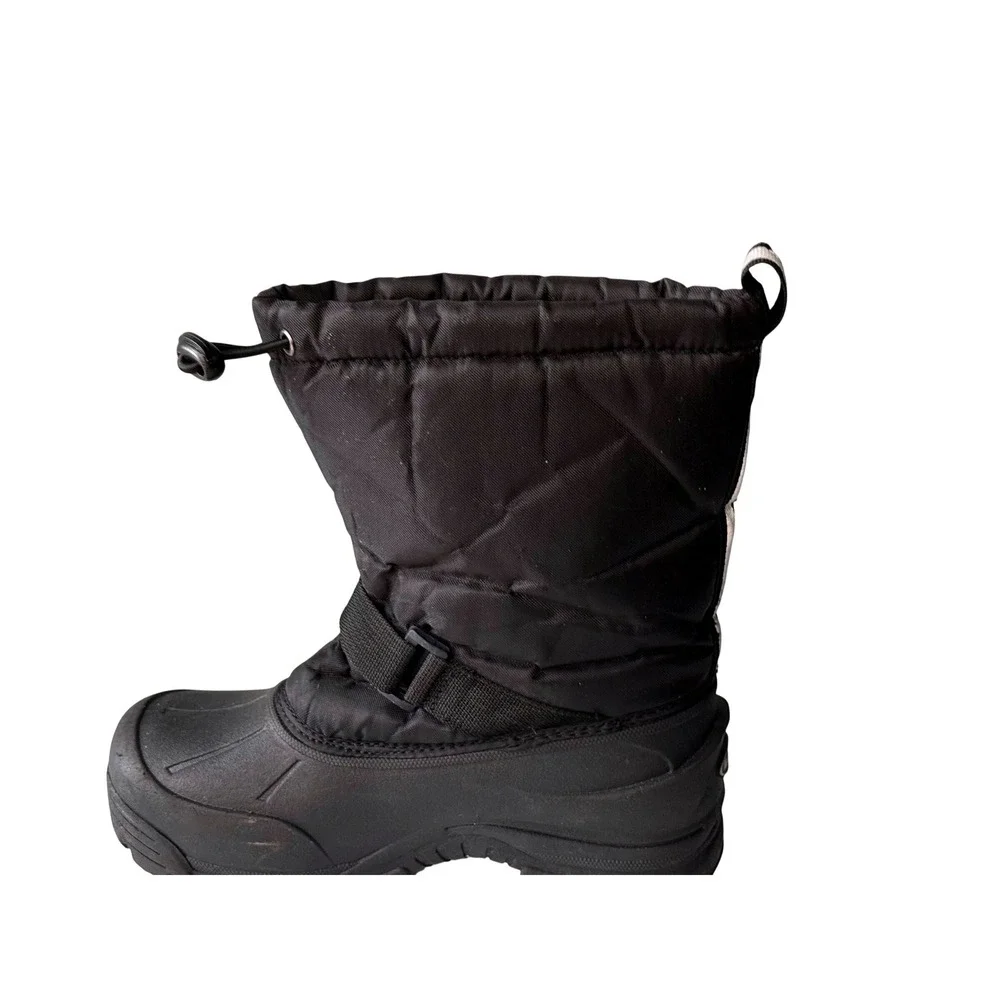 Northside Frosty Kids Black Winter Snow Boots Waterproof Insulated Sz 5M